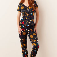Nadia Cloud Jersey PJ Set in Mystic