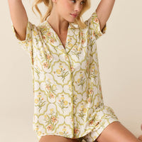 Maren Cloud Jersey PJ Set in Fleur