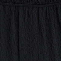 Black Midi Dress Short Sleeve Cut Out