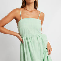 Green Midi Dress Sleeveless