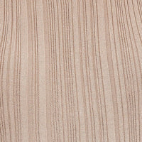Beige Midi Dress Turtle Neck Bodycon Knitted Rib