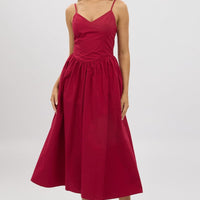 Red Maxi Dress Singlet