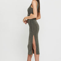 Green Midi Dress Bodycon