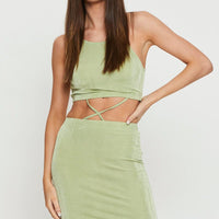 Green Midi Dress Bodycon