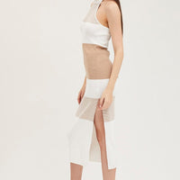 Multi Knit Midi Dress