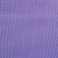Purple Bandeau Knit Midi Dress