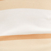 Stripe Midi Dress Sleeveless Cut Out Square Neck