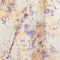 Abstract Print Gathered Bust Tie Back Midi Dress