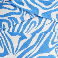 Print Midi Dress Short Sleeve Evening