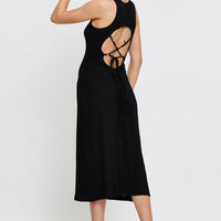 Black Midi Dress Sleeveless