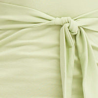 Green Bodycon Dress Long Sleeve Midi Ruched