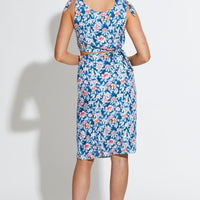 Print Midi Dress Sleeveless