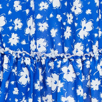 Print Midi Dress Sleeveless V Neck