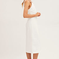 White Midi Dress Bodycon