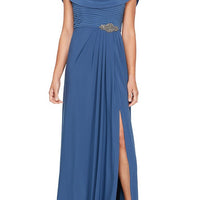 Plus Celeste A-Line Matte Jersey Dress
