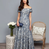 Melanie Off-The-Shoulder Ballgown