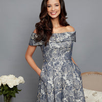 Melanie Off-The-Shoulder Ballgown