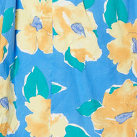 Print Midi Dress Short Sleeve