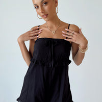Jennie Romper Black