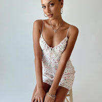 Emilee Floral Romper Cream