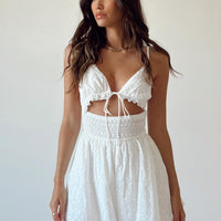 Theon Romper White