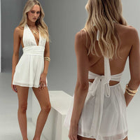 Got Me Started Romper White
