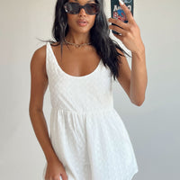 Orion Romper White