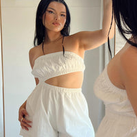 Mishelle Romper White