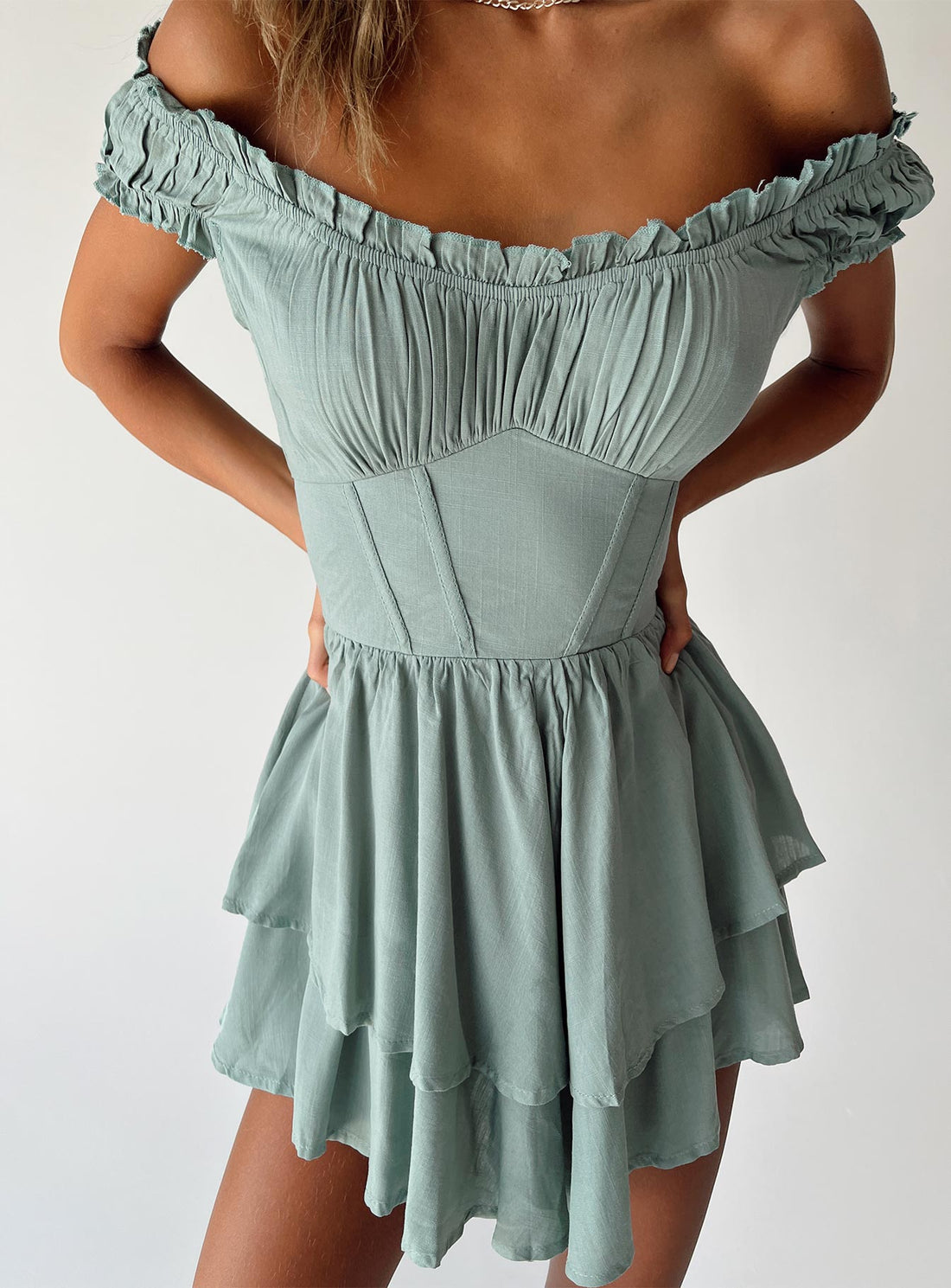 Tahiti Romper Sage