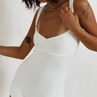 Avila Romper White
