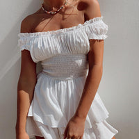 The Love Galore Romper White