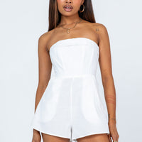 Gianna Romper White