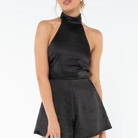 Nataly Romper Black