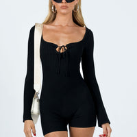 Erika Romper Black