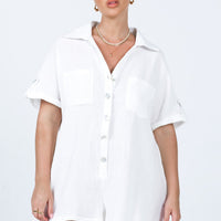 Alani Romper White
