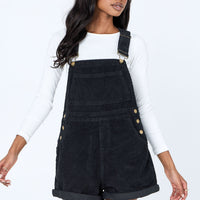 Kacey Short Overalls Black