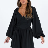 Kamea Romper Black