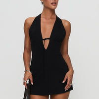 Hanah Playsuit Black