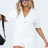 Kegan Romper White