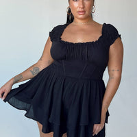 Tahiti Romper Black Curve