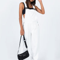 Aura Overalls White