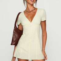 Loveliness Playsuit Lemon