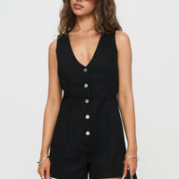 Damico Romper Black
