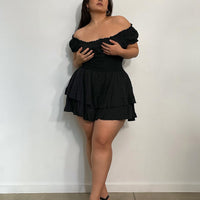 The Love Galore Romper Black Curve