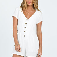 Adi Romper White