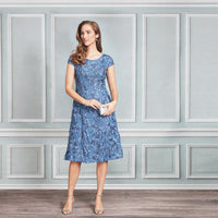 Audrey Rosette Lace Short Dress