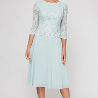 Petite Bella Sequin Lace Dress