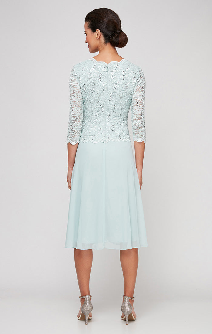 Petite Bella Sequin Lace Dress