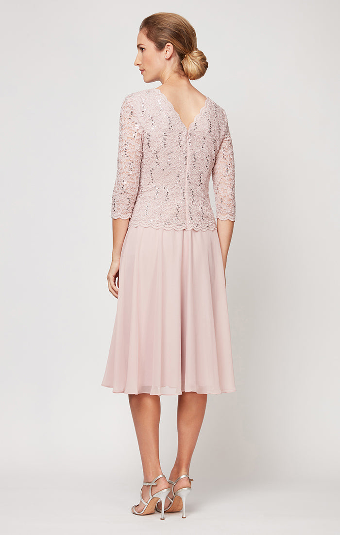Bella Sequin Lace Dress