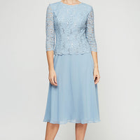 Petite Bella Sequin Lace Dress